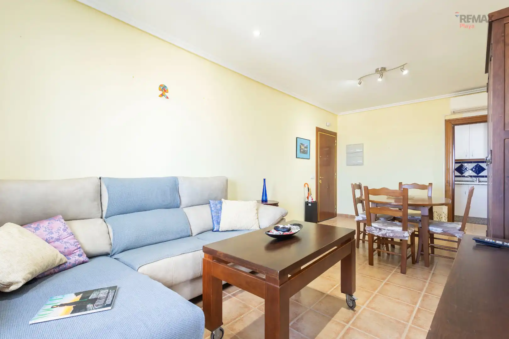 Sala d'estar de Apartament en venda en Vera amb Aire condicionat, Terrassa i Piscina comunitària