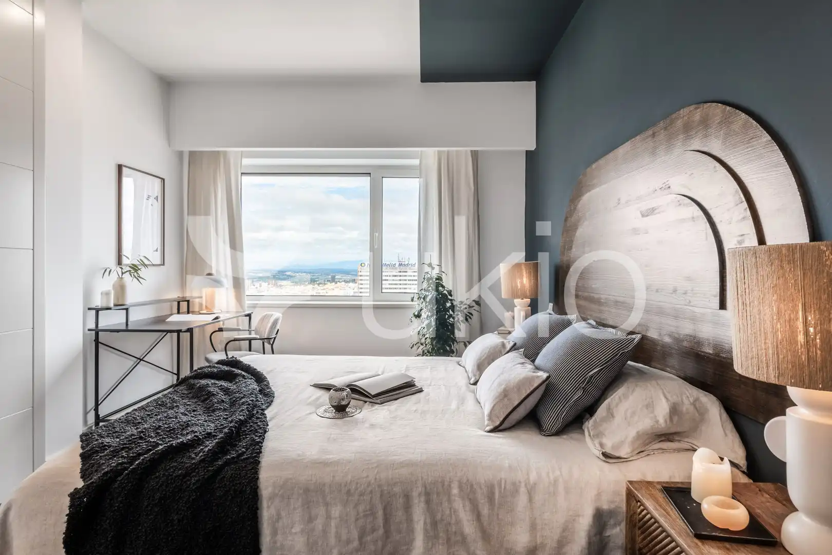 Bedroom of Apartments for rent in Madrid  with Air Conditioner, Heating and Furnished