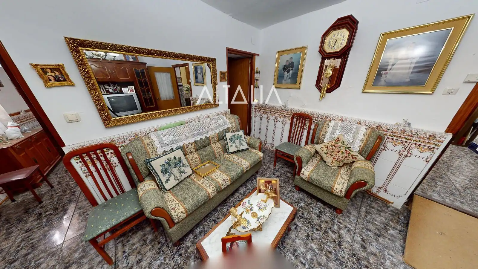 Wohnzimmer von Haus oder Chalet zum Verkauf in Horcajo de Santiago mit Heizung