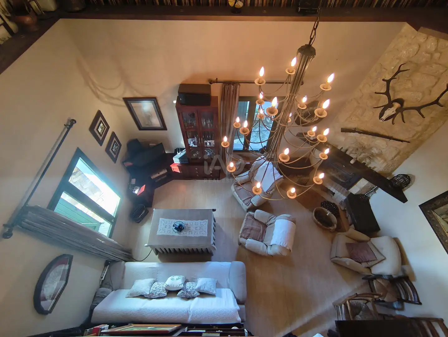 Wohnzimmer von Country house zum Verkauf in Pedrera mit Heizung und Schwimmbad