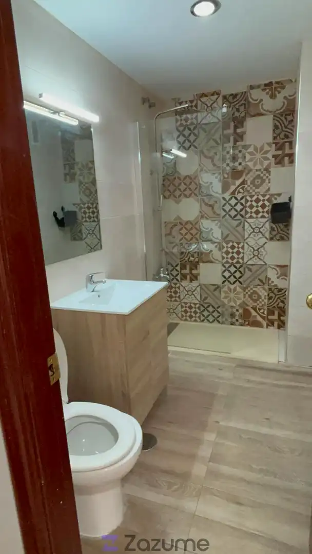 Bathroom of Flat for rent in Montequinto  with Air Conditioner, Terrace and Swimming Pool