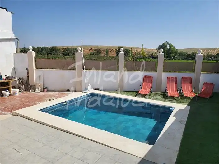 Piscina de Casa o xalet en venda en Écija amb Aire condicionat i Piscina