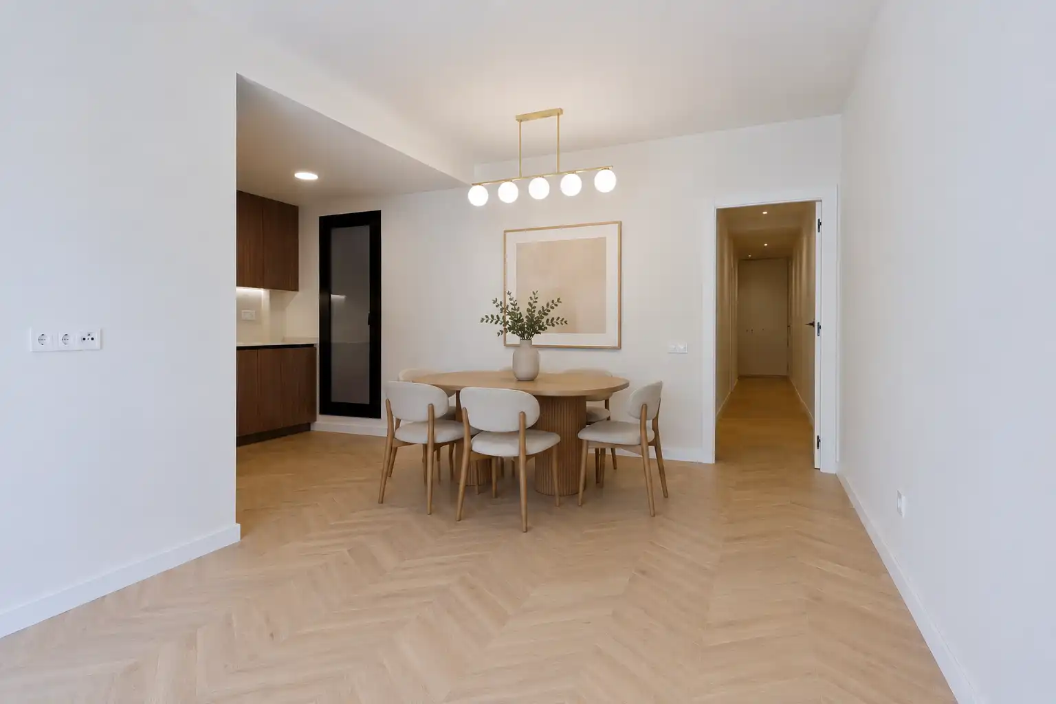 Dining room of Flat for sale in L'Hospitalet de Llobregat  with Heating, Terrace and Balcony