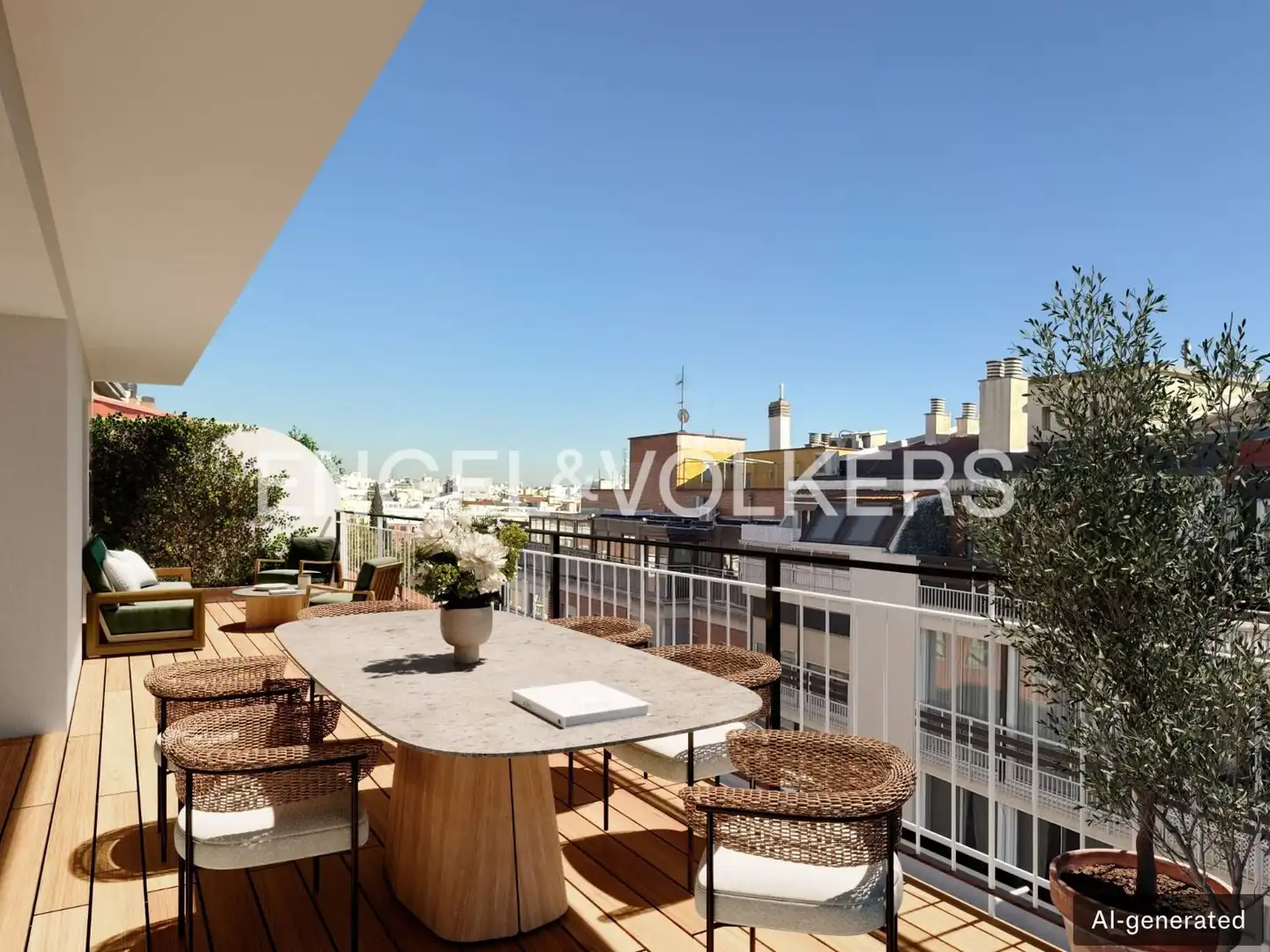 Penthouse mit Aufzug zum Verkauf in Barrio de Salamanca