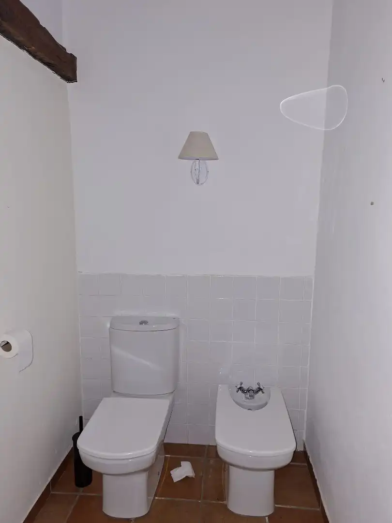 Baño de Finca rústica en venta en Soba con Calefacción, Jardín privado y Terraza