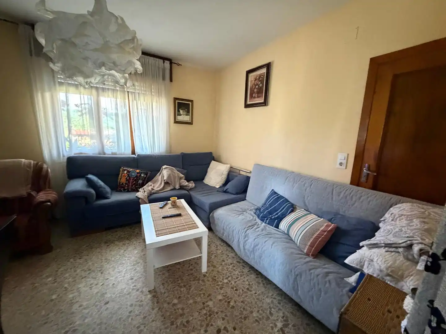 Sala d'estar de Casa adosada en venda en Redondela, Pontevedra