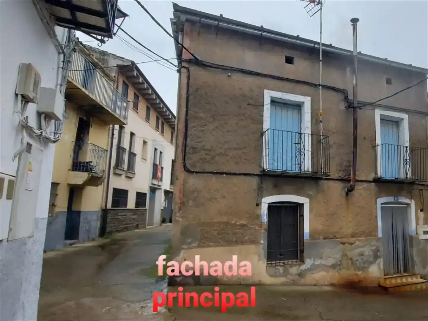 Vista exterior de Casa adosada en venda en Marchagaz amb Traster