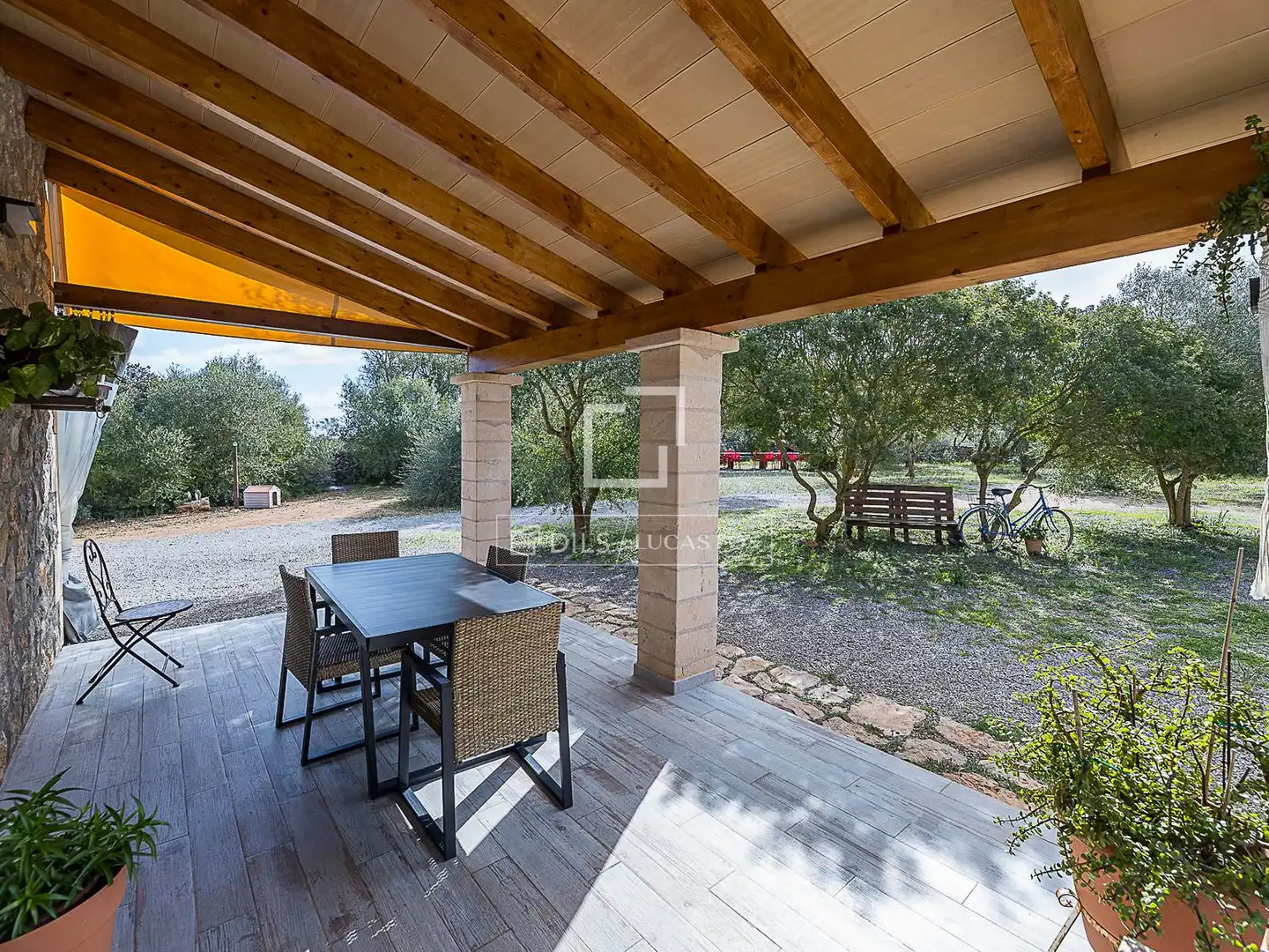 Terraza de Finca rústica en venta en Manacor con Aire acondicionado, Calefacción y Jardín privado