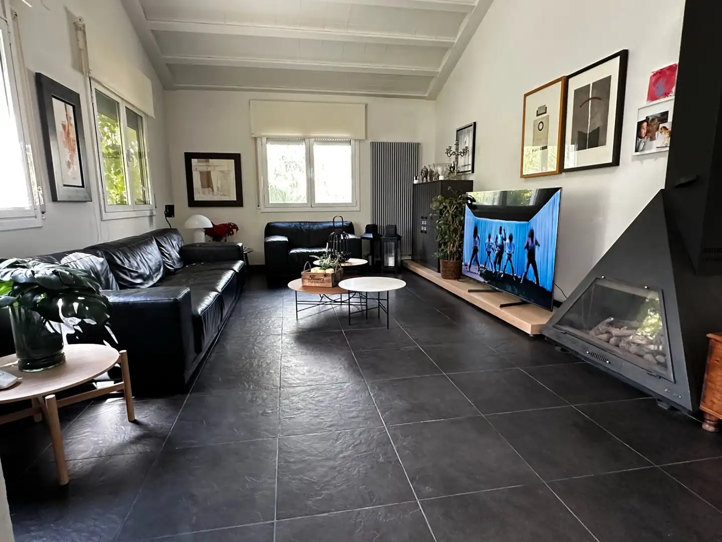 Wohnzimmer von Haus oder Chalet zum Verkauf in Mont-roig del Camp mit Klimaanlage, Heizung und Privatgarten