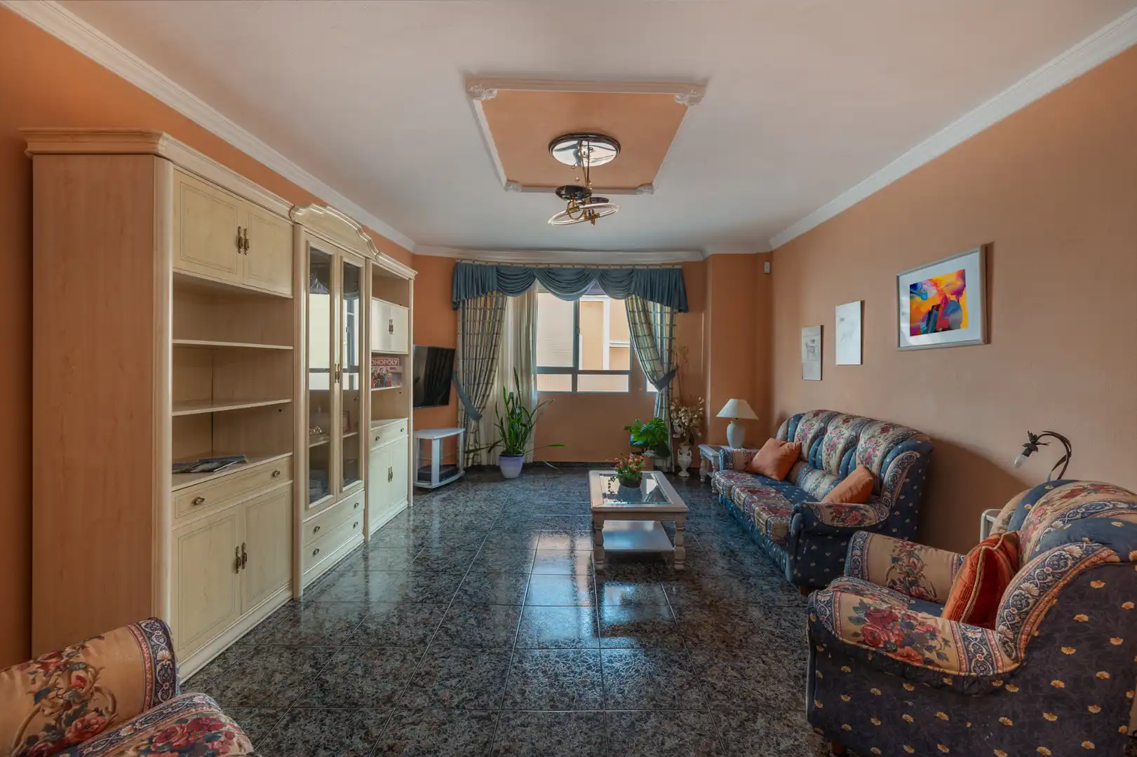 Sala de estar de Casa adosada en venta en Las Palmas de Gran Canaria con Terraza y Alarma