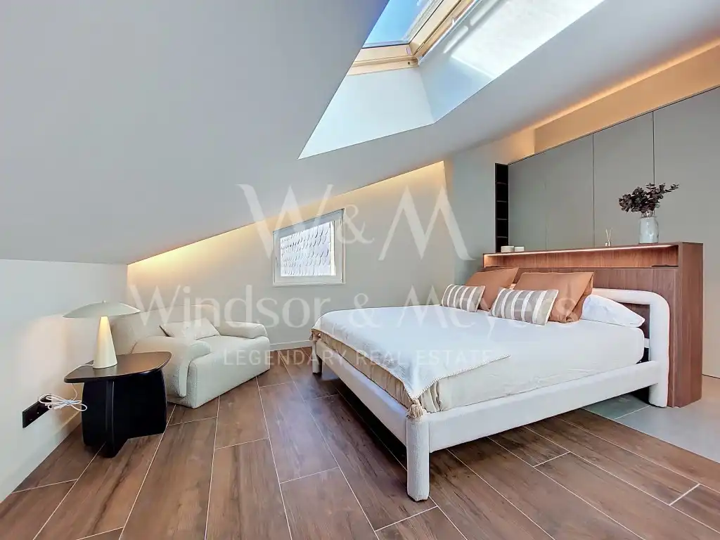 Schlafzimmer von Dachboden zur Miete in La Massana mit Heizung, Möbliert und Ofen