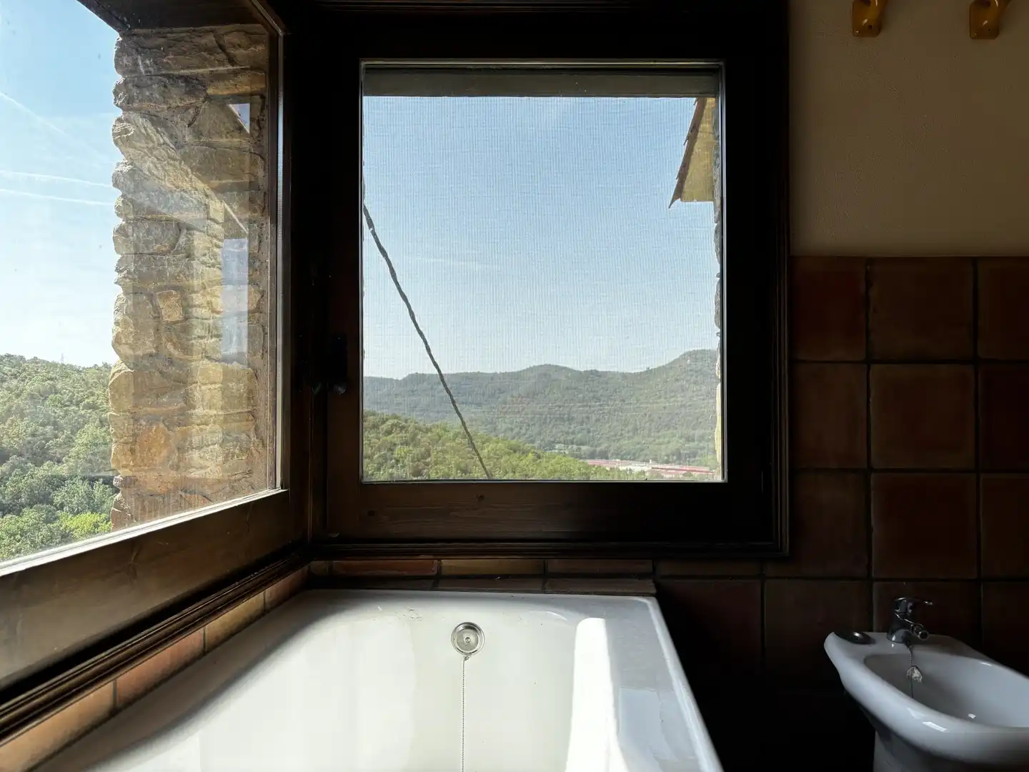 Bathroom of Country homes for sale in Sant Aniol de Finestres  with Terrace and Swimming Pool