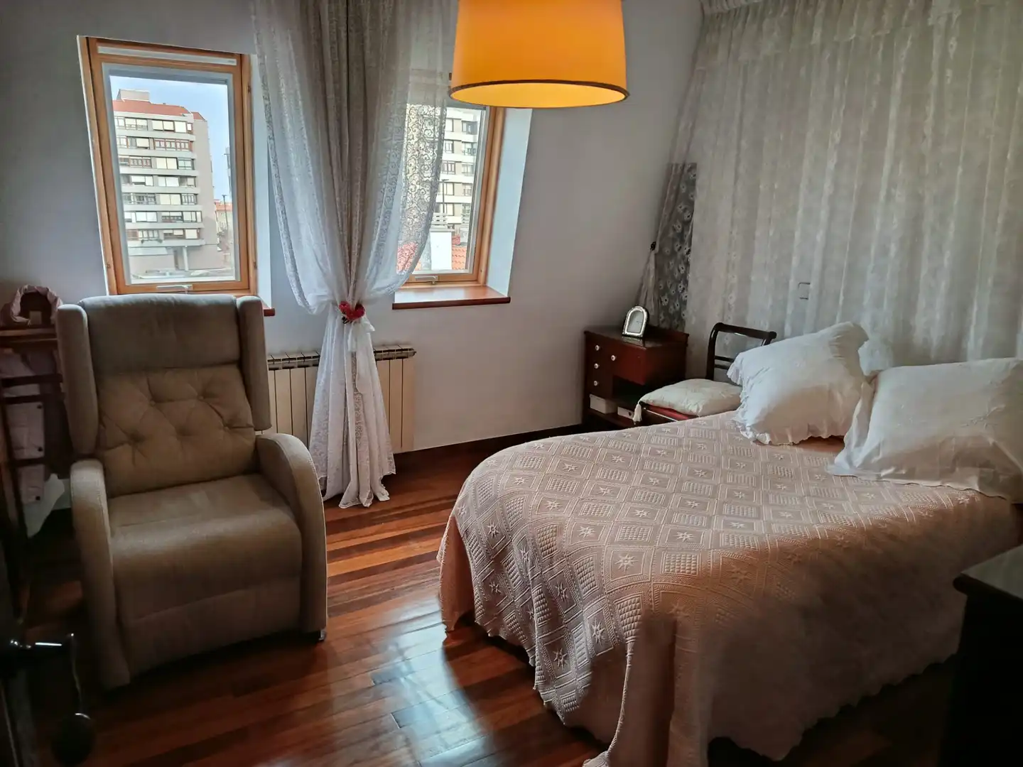 Schlafzimmer von Maisonette zum Verkauf in Santander mit Heizung, Parkett und Terrasse