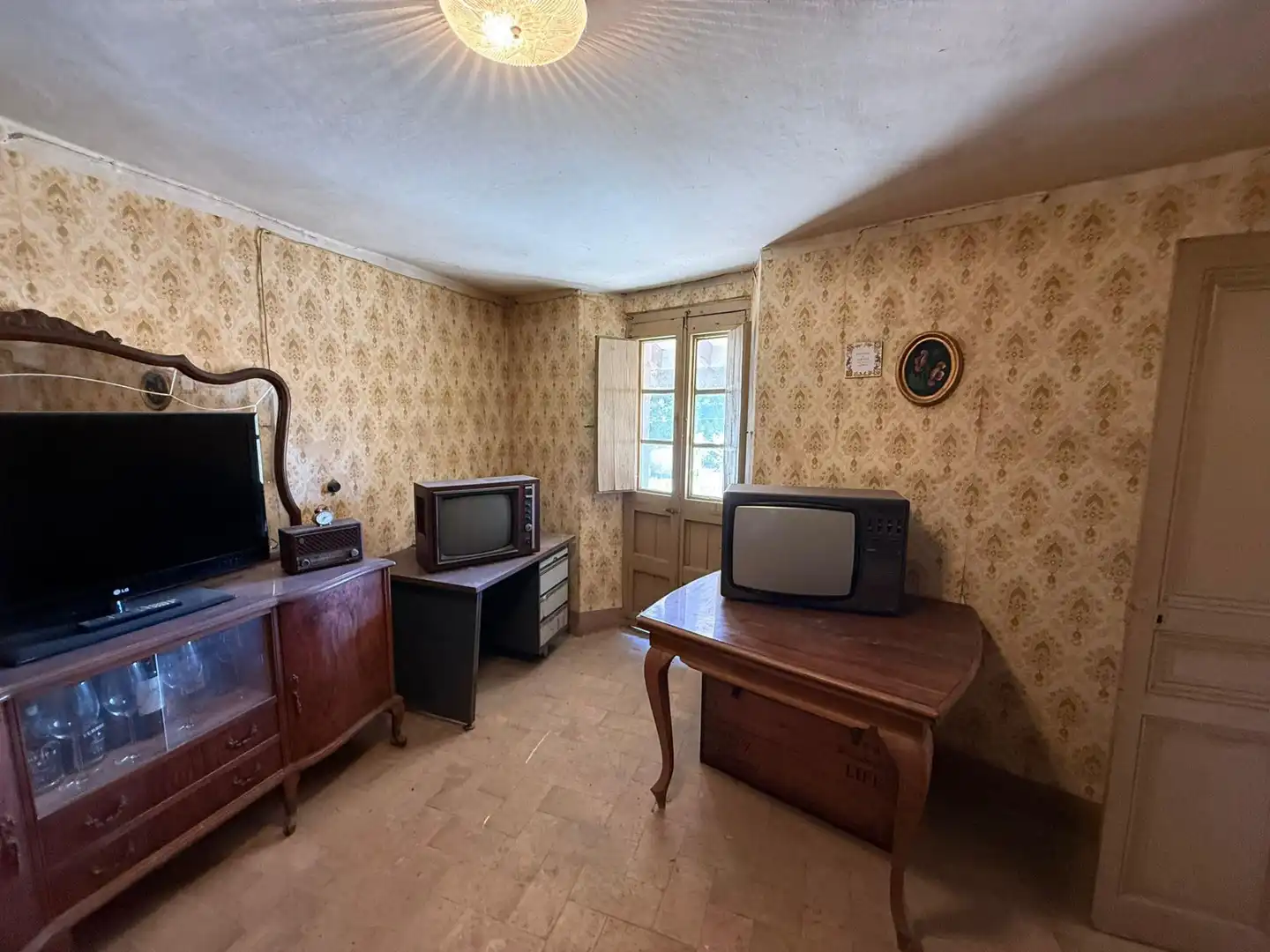 Sala de estar de Casa o chalet en venta en Centelles con Jardín privado, Terraza y Balcón