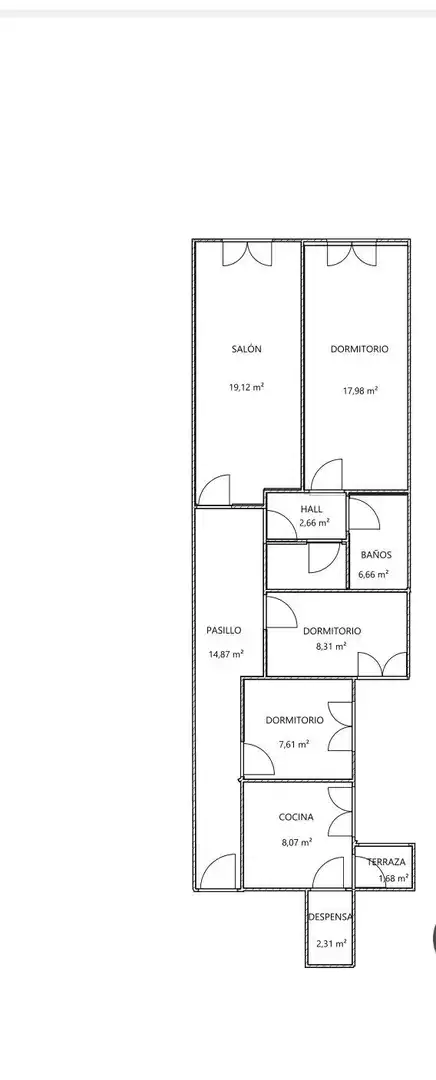 Flat for sale in Centro - Casco Histórico