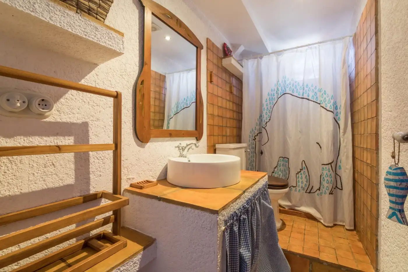 Baño de Casa adosada de alquiler en Alicante / Alacant con Aire acondicionado, Terraza y Amueblado