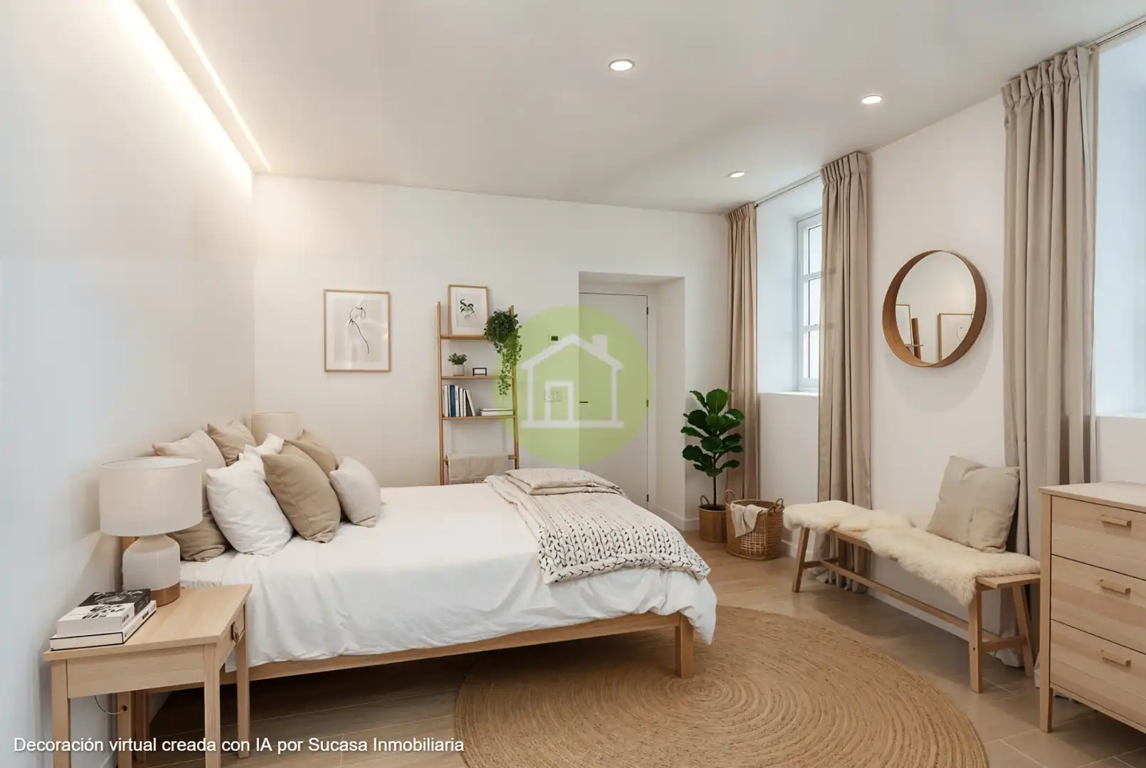 Bedroom of Flat for sale in A Coruña Capital   with Heating, Oven and Microwave