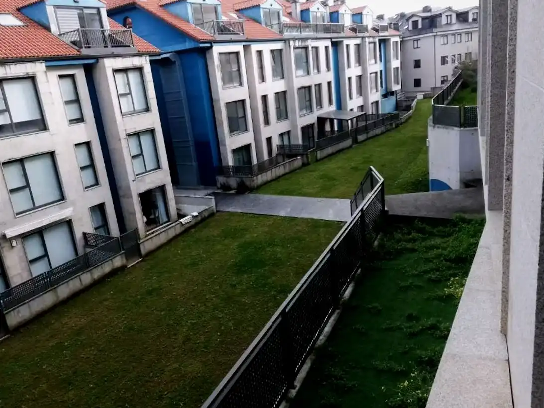 Exterior view of Flat for rent in Ares  with Heating, Parquet flooring and Furnished