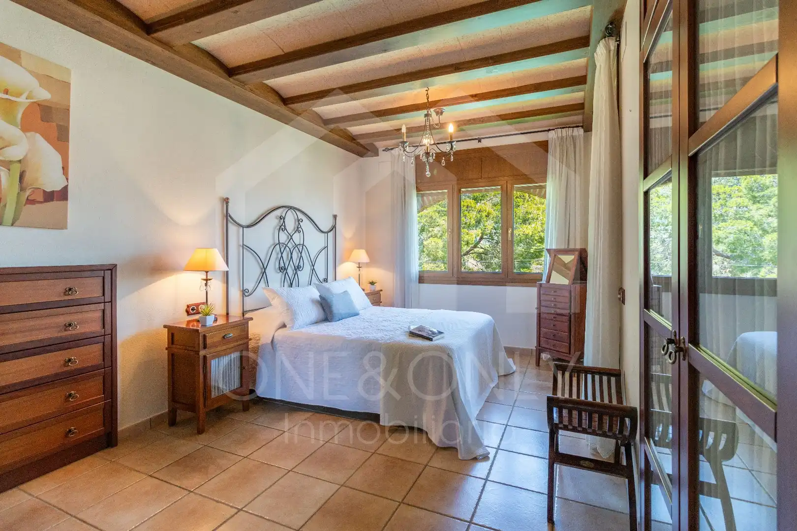 Dormitori de Casa o xalet en venda en Mont-roig del Camp amb Aire condicionat, Calefacció i Jardí privat