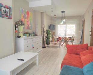 Living room of House or chalet for sale in  Albacete Capital  with Air Conditioner, Parquet flooring and Terrace