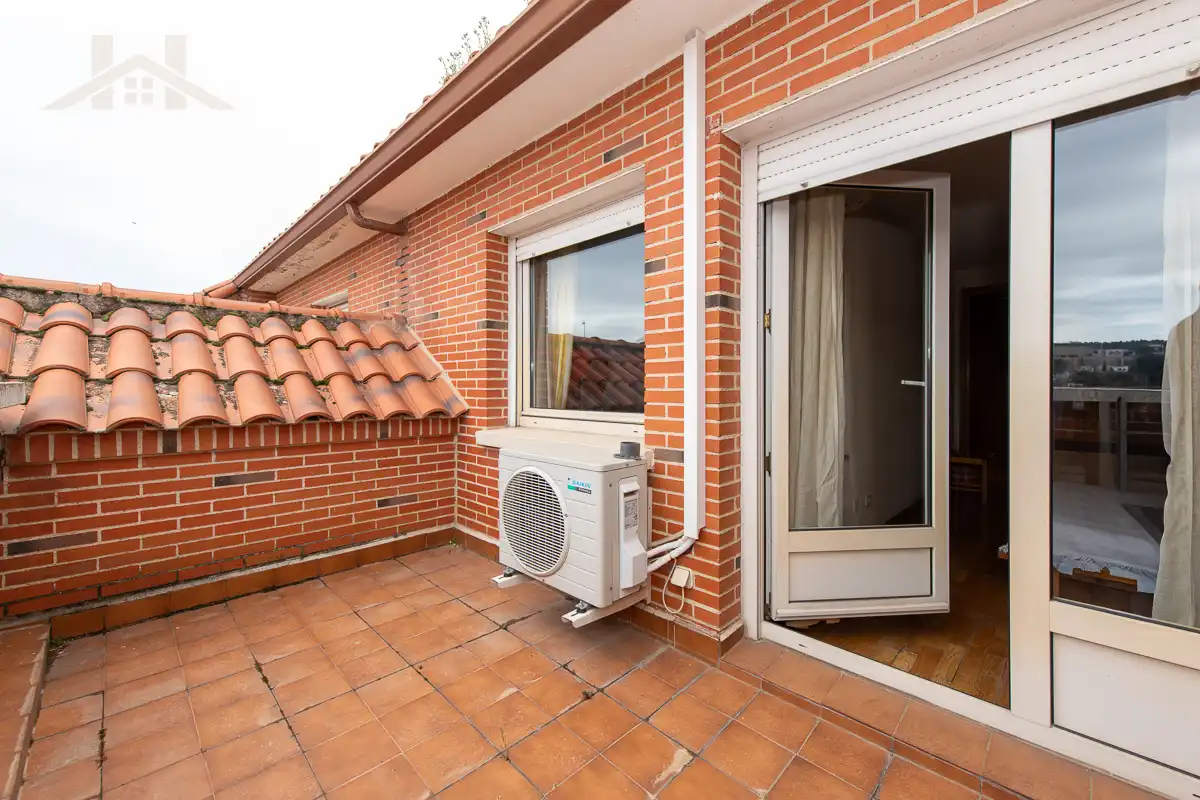 Balcony of Houses for sale in Colmenar Viejo  with Air Conditioner, Terrace and Storage room