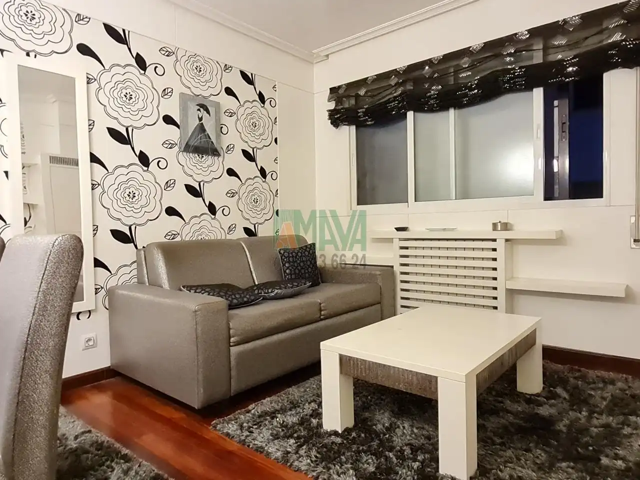 Sala de estar de Apartamento de alquiler en Ourense Capital  con Calefacción y Amueblado