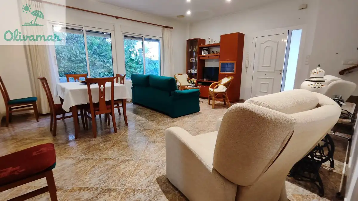 Sala d'estar de Casa o xalet en venda en Oliva amb Moblat
