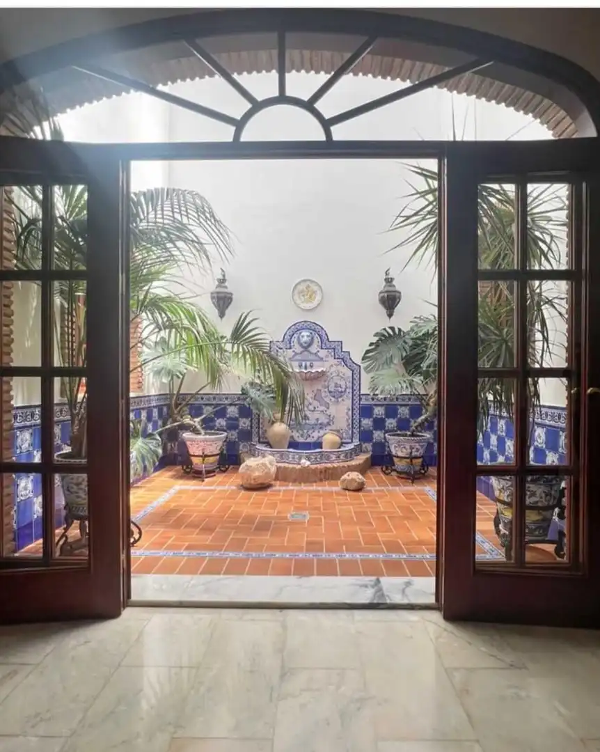 Jardí de Casa o xalet en venda en La Roda de Andalucía amb Aire condicionat, Terrassa i Moblat