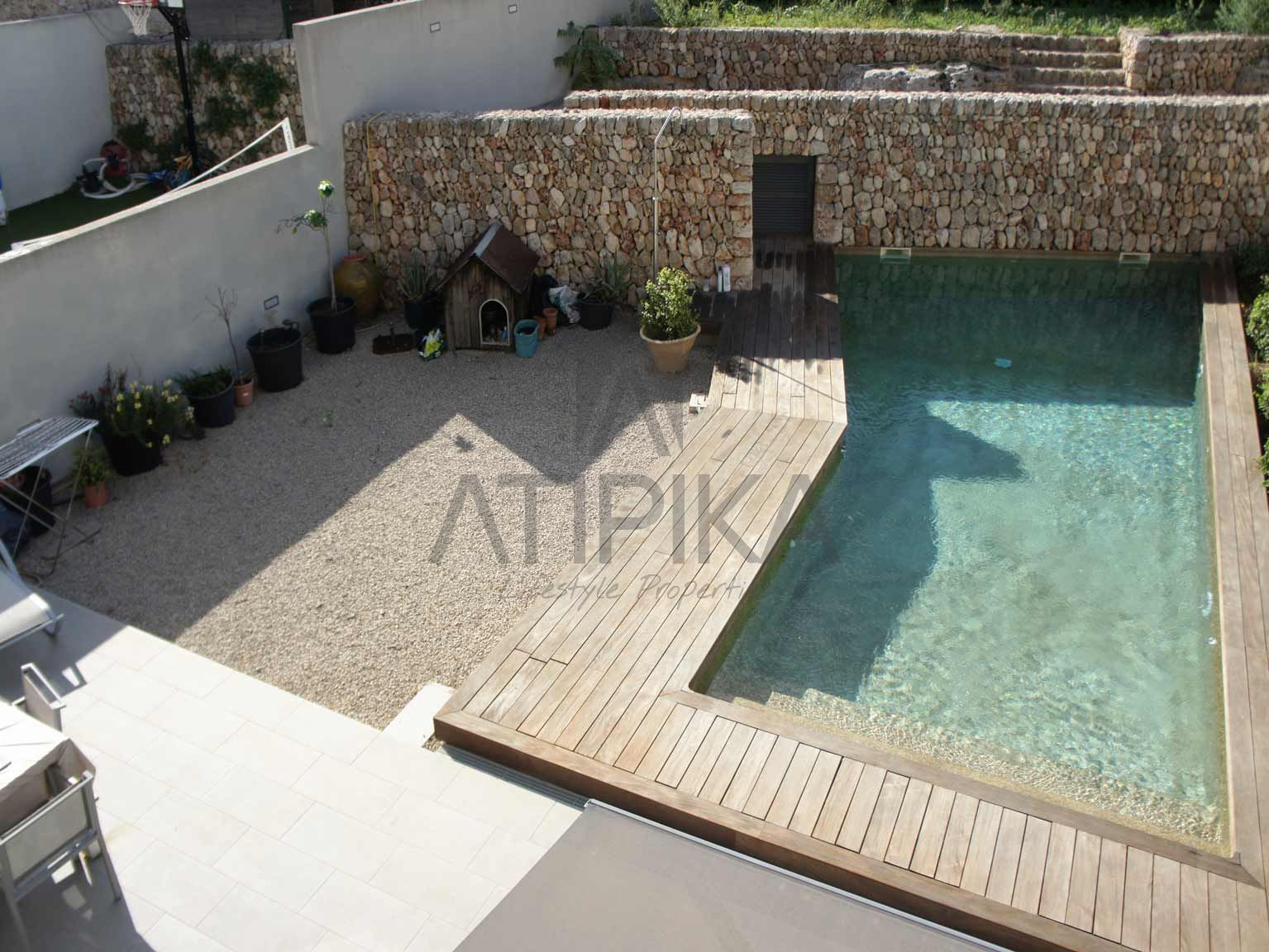 Swimming pool of House or chalet for sale in Maó  with Air Conditioner, Heating and Terrace