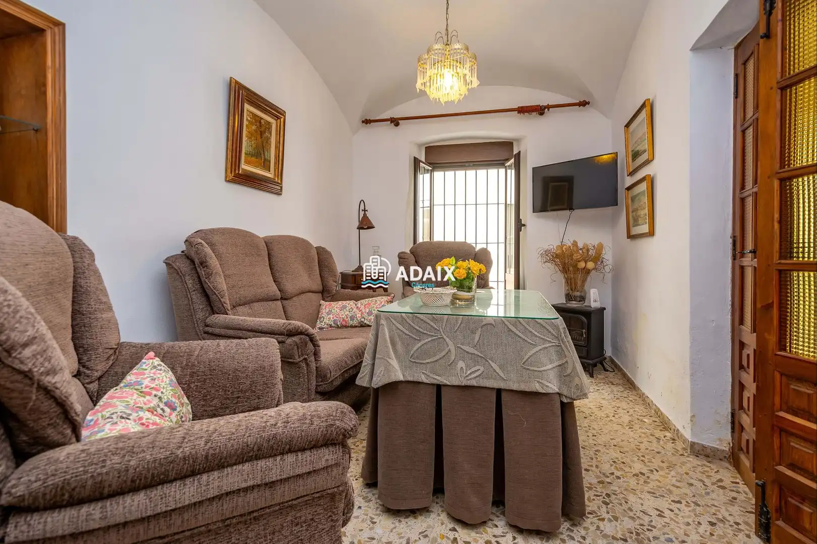 Schlafzimmer von Einfamilien-Reihenhaus zum Verkauf in Brozas mit Terrasse, Abstellraum und Balkon
