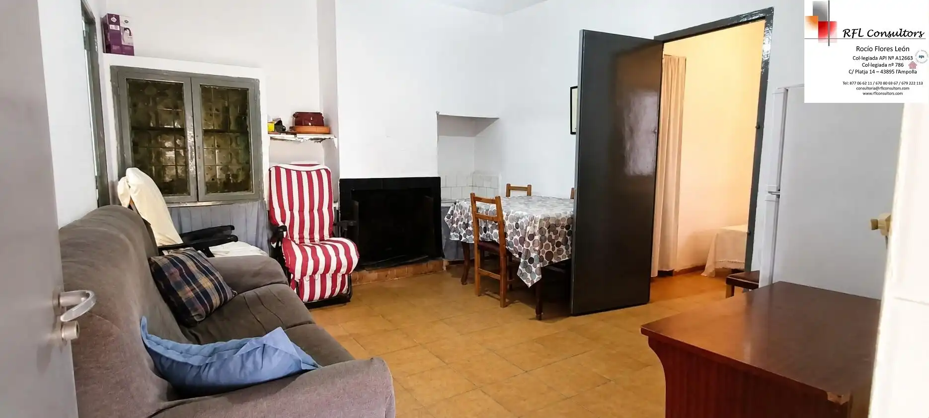 Sala d'estar de Finca rústica en venda en Alcalà de Xivert amb Jardí privat, Terrassa i Traster
