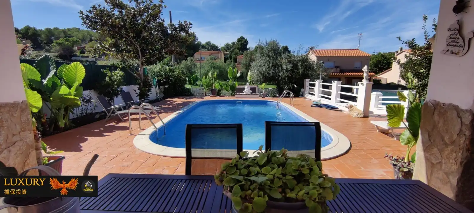 Piscina de Casa o chalet en venta en Cunit con Aire acondicionado, Calefacción y Jardín privado