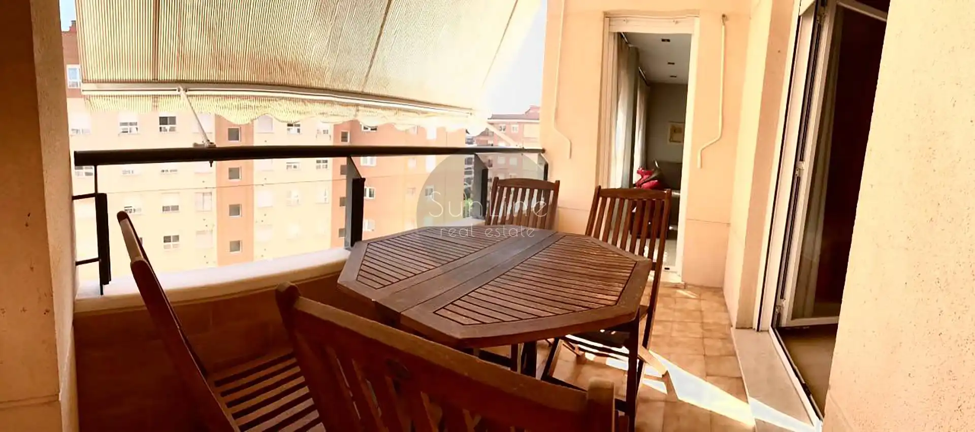 Terrace of Flat for rent in Valencia  with Air Conditioner, Terrace and Storage room