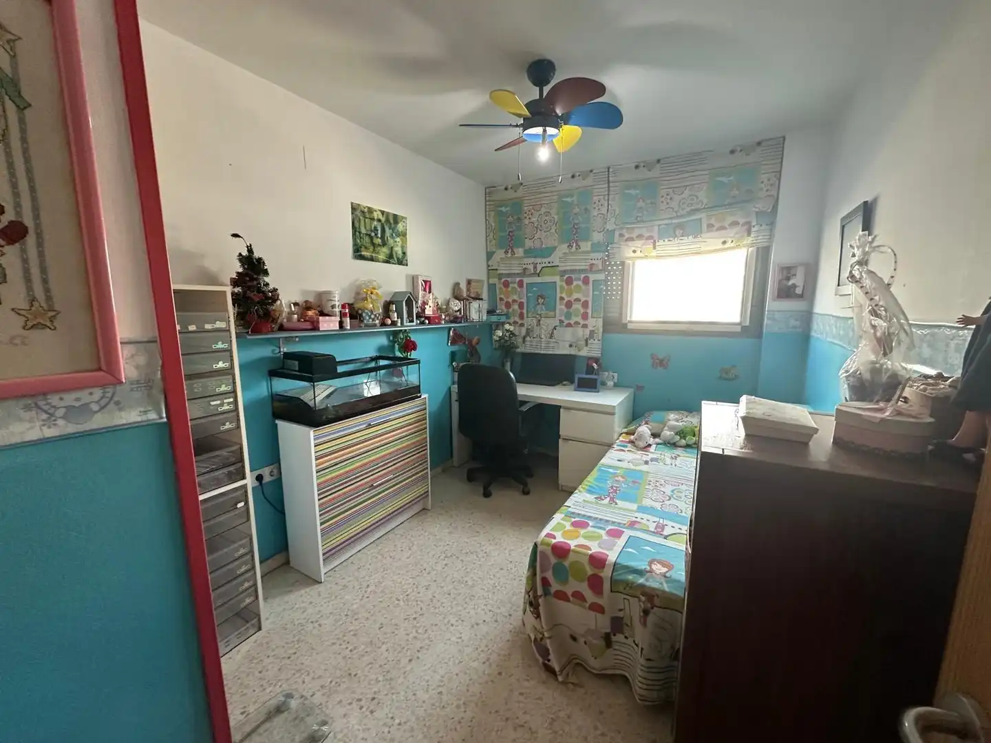 Bedroom of Flat for sale in Jerez de la Frontera  with Air Conditioner, Private garden and Parquet flooring