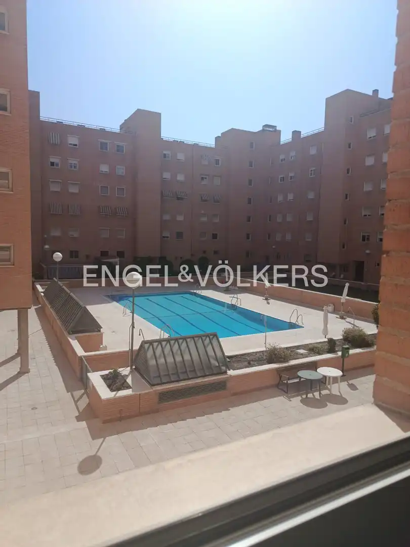 Swimming pool of Flat for rent in Madrid  with Heating and Pets allowed