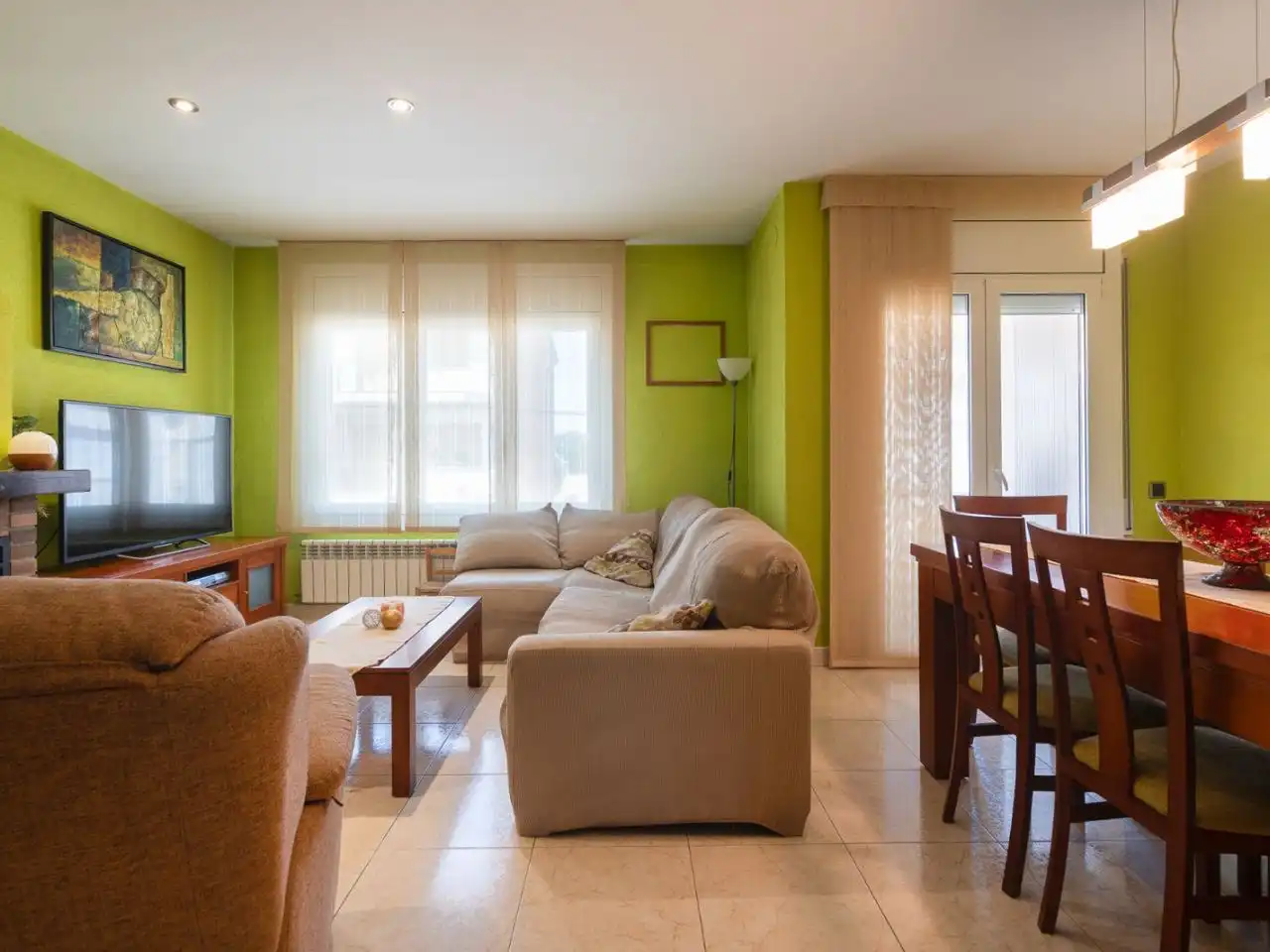 Sala d'estar de Casa o xalet en venda en Taradell amb Terrassa i Balcó