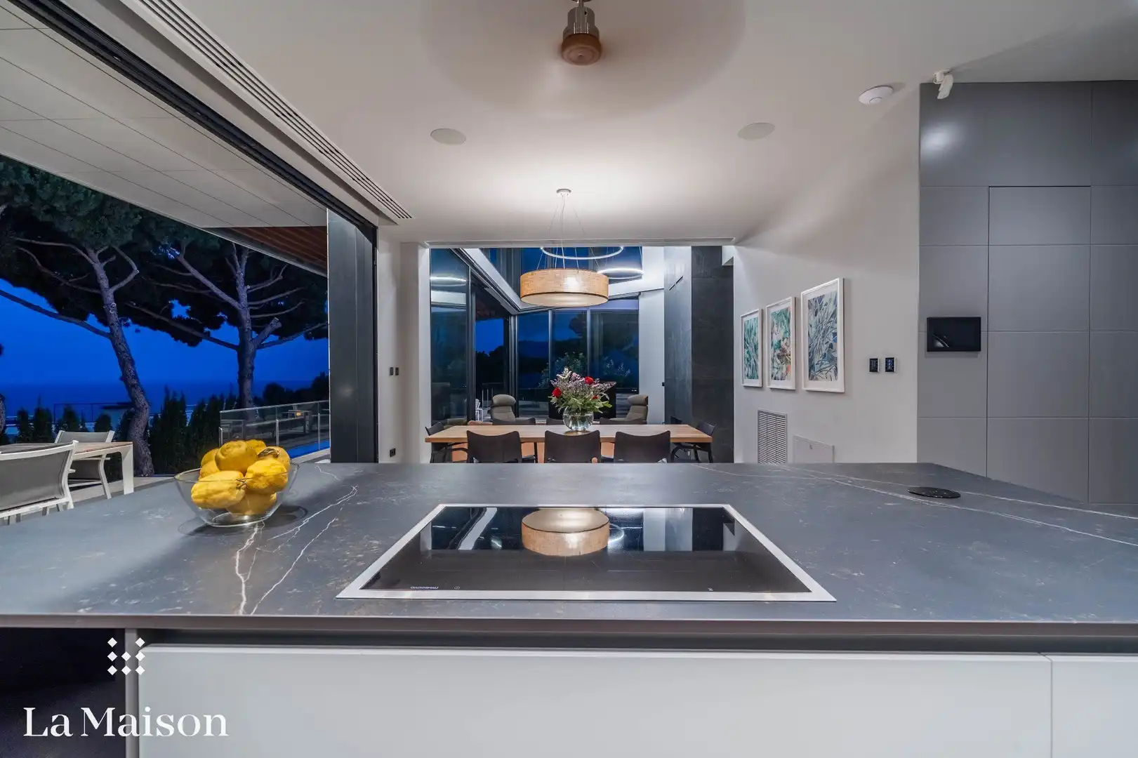 Cocina de Casa o chalet en venta en Caldes d'Estrac con Aire acondicionado, Calefacción y Jardín privado