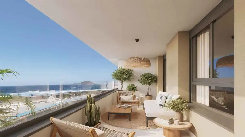 Terrassa de Apartament en venda en La Oliva