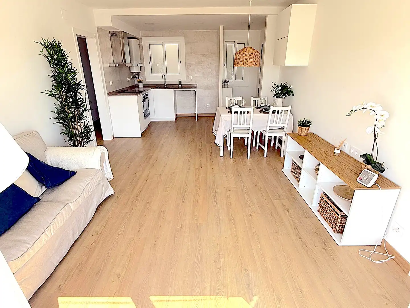 Sala de estar de Piso en venta en Rubí con Calefacción, Parquet y Terraza