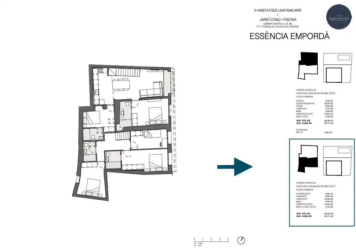Detached homes for sale in Forallac  with Air Conditioner, Heating and Parquet flooring