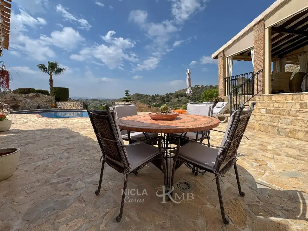 Terrassa de Casa o xalet en venda en Bédar amb Aire condicionat, Jardí privat i Terrassa