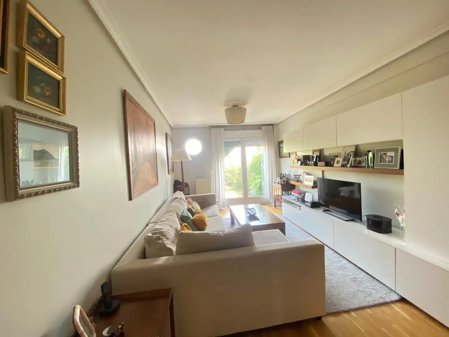 Wohnzimmer von Maisonette zum Verkauf in Donostia - San Sebastián  mit Heizung, Privatgarten und Terrasse