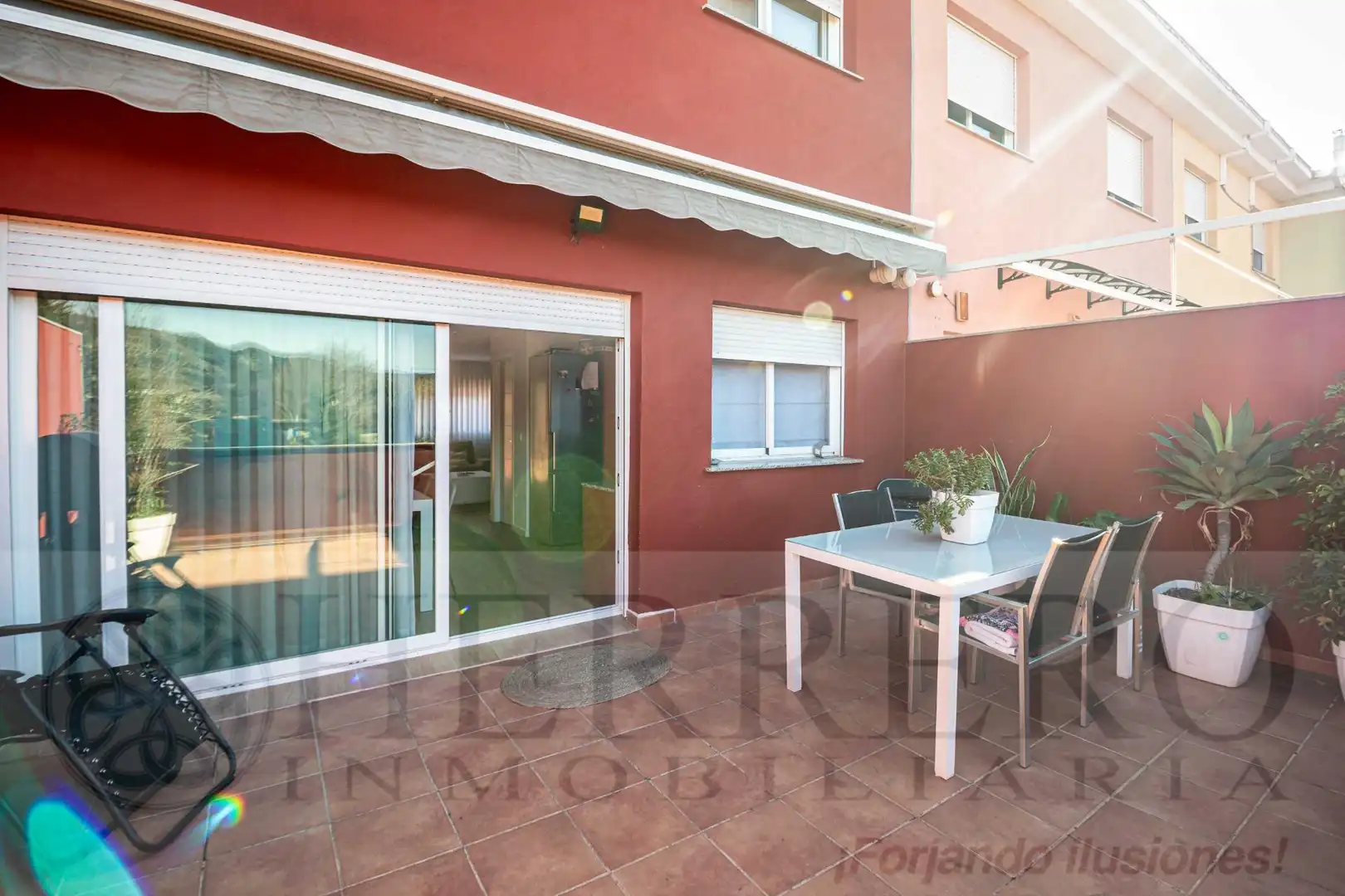 Terrassa de Casa adosada en venda en Almoines amb Aire condicionat, Calefacció i Jardí privat
