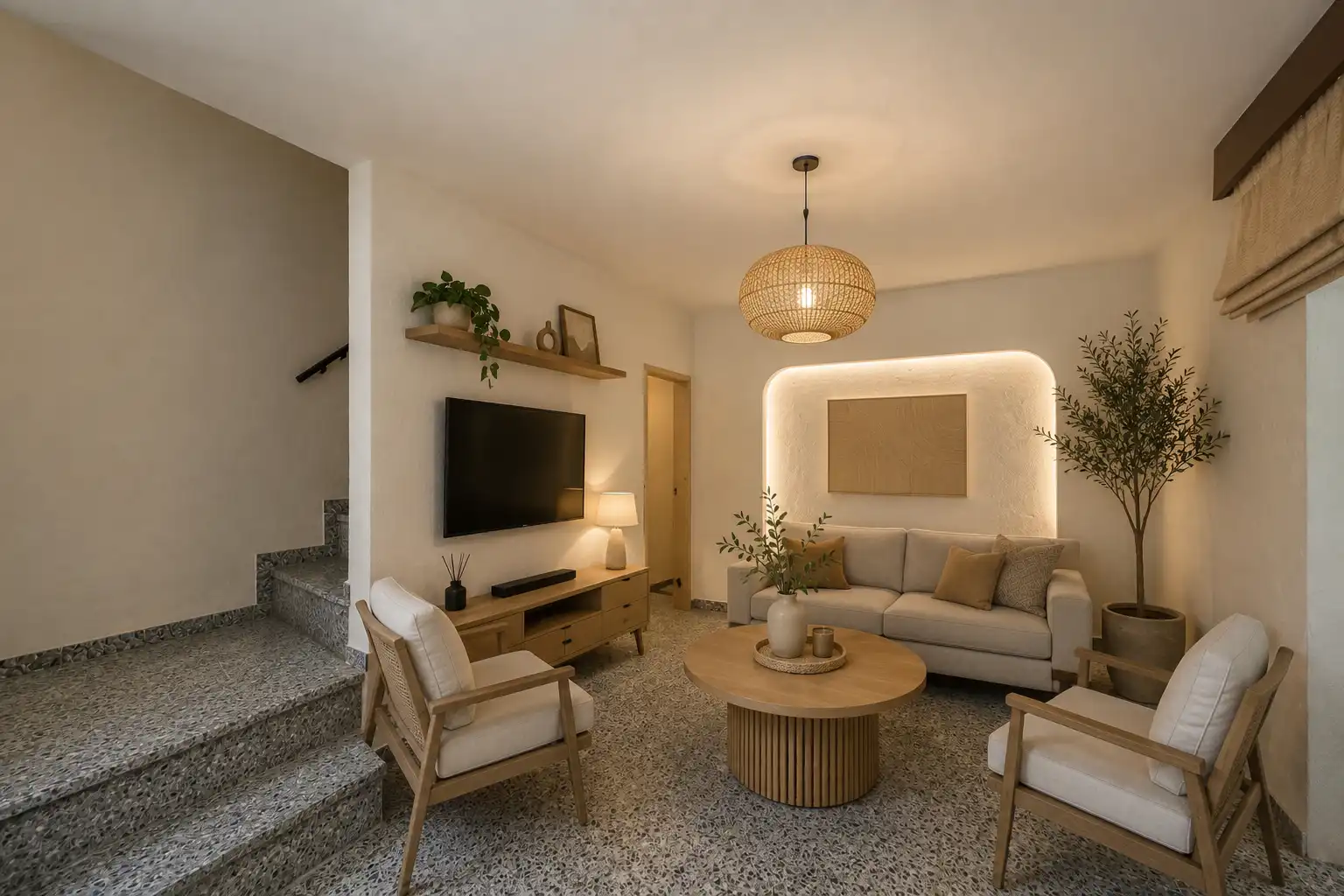 Sala d'estar de Casa o xalet en venda en Tolox