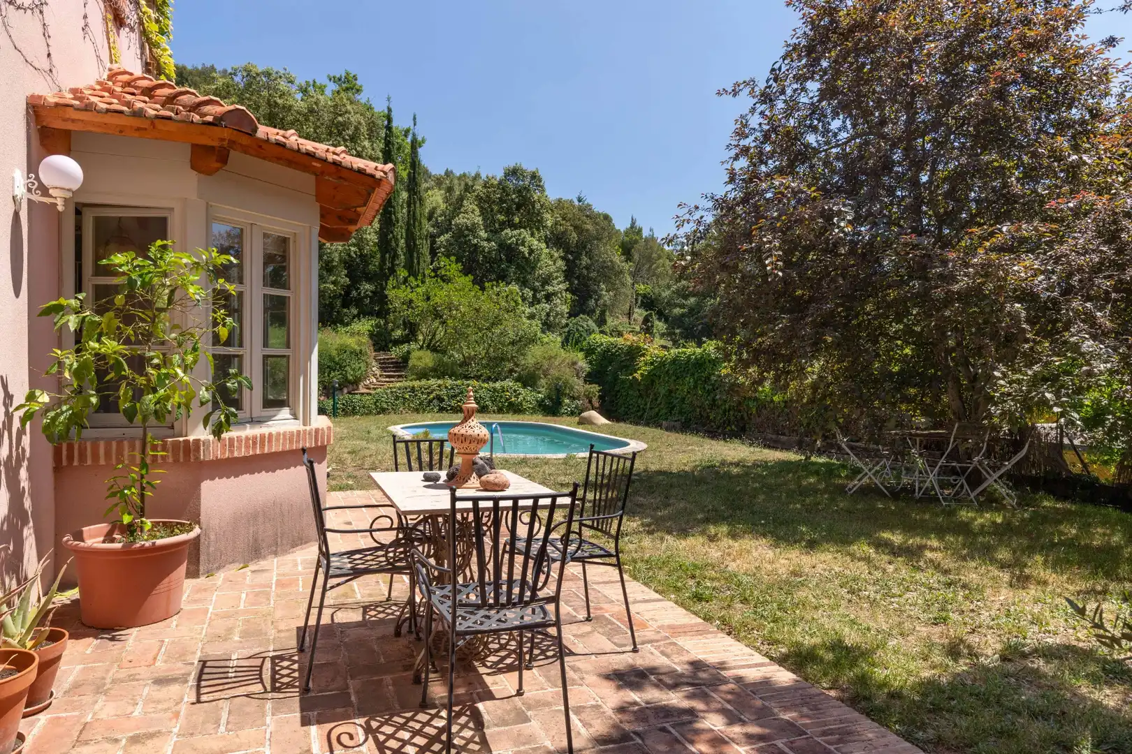 Terrasse von Haus oder Chalet zum Verkauf in Matadepera mit Privatgarten und Schwimmbad