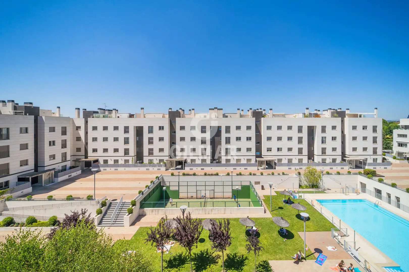 Exterior view of Duplexes for sale in Pozuelo de Alarcón  with Heating, Private garden and Storage room