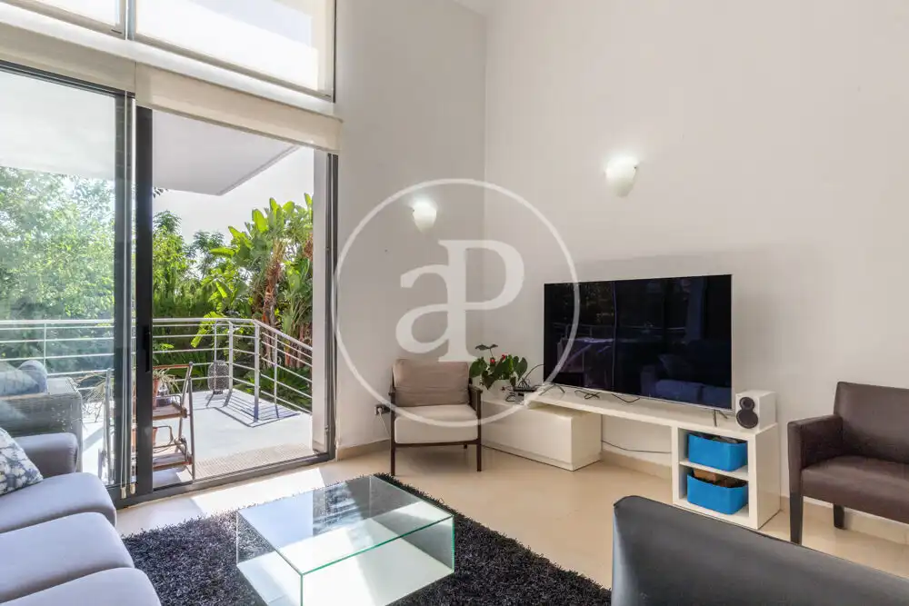 Sala d'estar de Casa adosada en venda en Oropesa del Mar / Orpesa amb Aire condicionat, Calefacció i Jardí privat