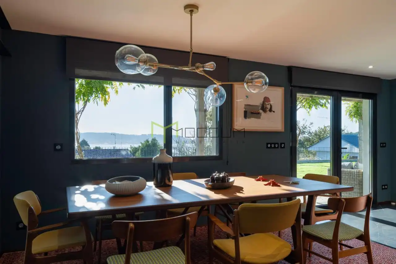 Dining room of Houses for sale in Bueu  with Heating, Private garden and Terrace