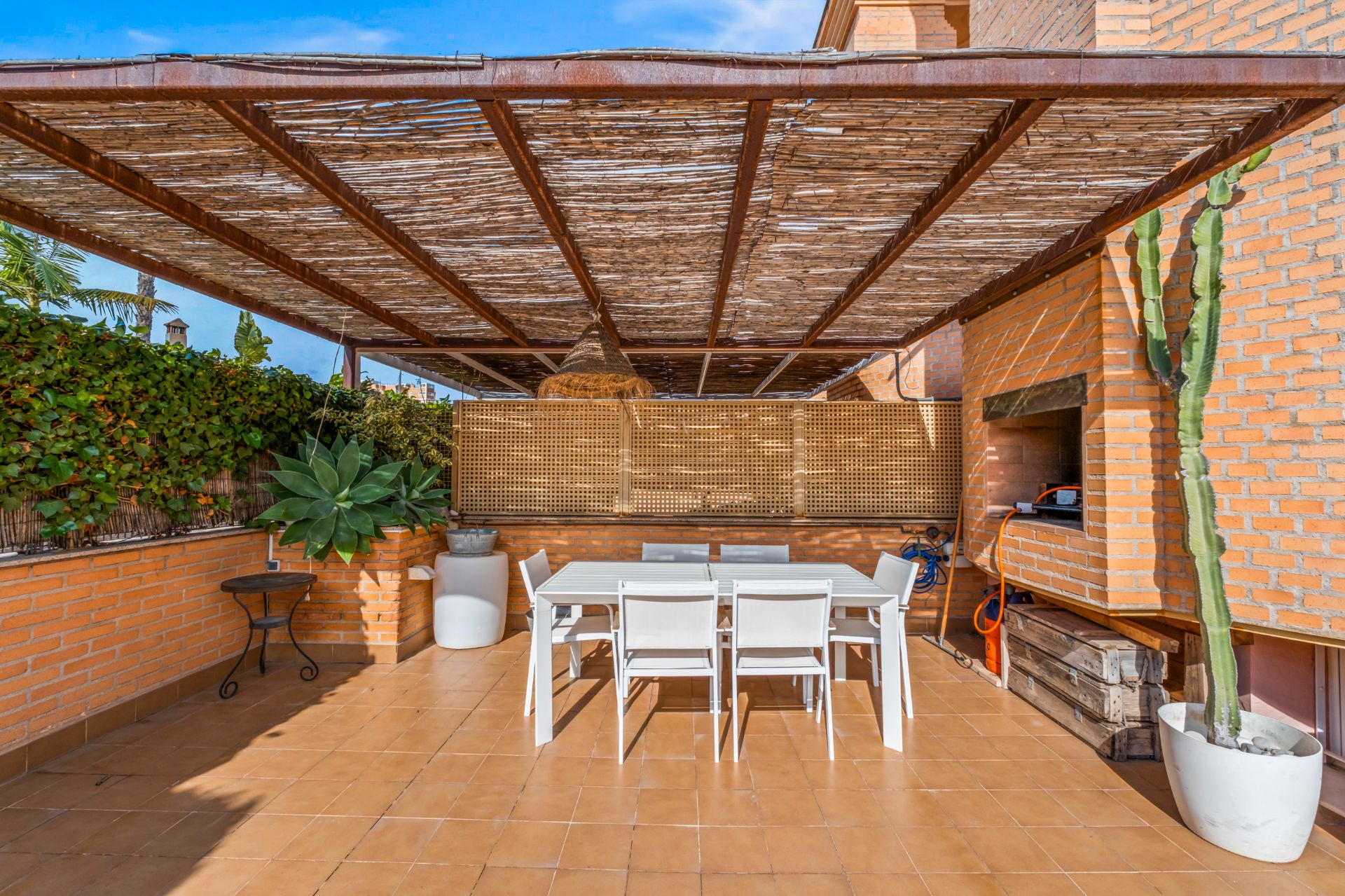 Terrassa de Casa adosada en venda en Sant Joan d'Alacant amb Aire condicionat, Calefacció i Jardí privat