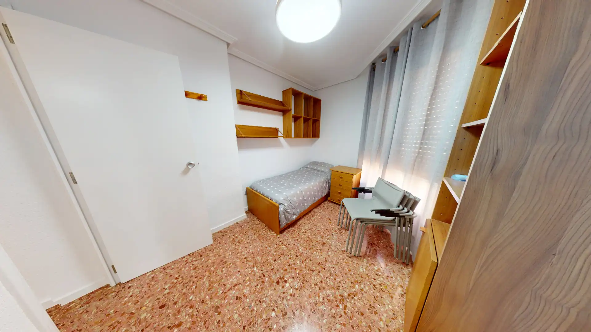 Schlafzimmer von Wohnung zum Verkauf in Jijona / Xixona mit Klimaanlage, Heizung und Terrasse